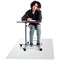 5 Star PVC Carpet Chairmat with Gripper Backing, 116x150cm, Clear