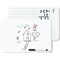 5 Star Frameless Non-Magn Whiteboard Plain/Grd A4 Pack of 12