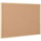 5 Star Cork Noticeboard Oak Effect Frame 900x600mm