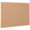 5 Star Cork Noticeboard Oak Effect Frame 1200x900mm