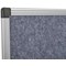 5 Star Fire Retardant Noticeboard 1200x900mm Grey