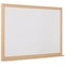 5 Star Magnetic Drywipe Whiteboard Wood Frame 1200x900mm
