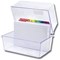 5 Star Card Index Box 8x5in Crystal