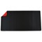 5 Star Double Sided Heat-Resistant Desk Mat 800x400mm Faux Leather Black/Red
