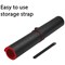 5 Star Double Sided Heat-Resistant Desk Mat 800x400mm Faux Leather Black/Red