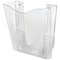 5 Star Wall Pocket Literature Holder with Wall Fixings A4 Portrait Crystal