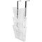 5 Star 3 Pocket Wall Literature Holder A4 Portrait with Wall Fixings and Hanging Bracket