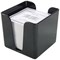 5 Star Memo Cube Notepad Holder Black