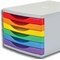 5 Star 6 Drawer Tower 6x30mm 180mm Rainbow