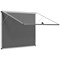 5 Star Glazed Fire Retardant Noticeboard 8x A4 Sheets Grey