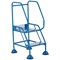 5 Star UK Domed Feet Punched 2 Tread Steps Blue FS687549