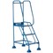 5 Star UK Domed Feet Punched 3 Tread Steps Blue FS687550