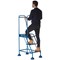 5 Star UK Domed Feet Punched 3 Tread Steps Blue FS687550