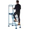 5 Star UK Domed Feet Punched 4 Tread Steps Blue FS687636