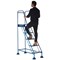 5 Star UK Domed Feet Punched 5 Tread Steps Blue FS687644