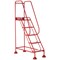 5 Star UK Domed Feet Punched 5 Tread Steps Red FS687688