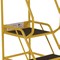 5 Star UK Domed Feet Anti-Slip 3 Tread Steps Yellow FS687699