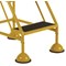 5 Star UK Domed Feet Anti-Slip 3 Tread Steps Yellow FS687699