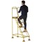 5 Star UK Domed Feet Punched 5 Tread Steps Yellow FS687743