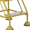 5 Star UK Domed Feet Punched 5 Tread Steps Yellow FS687743