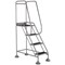 5 Star UK Domed Feet Anti-Slip 4 Tread Steps Grey FS687753