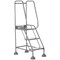 5 Star UK Domed Feet Punched 3 Tread Steps Grey FS687881
