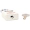 5 Star Standard Shackle Safety Lockout Padlock White FS712549