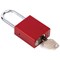 5 Star Aluminium Safety Lockout Padlock Red FS712564