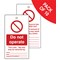 5 Star Double Sided Do Not Operate Lockout Tags Pack of 10 FS712575