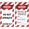 5 Star Double Sided Do Not Operate Tags Red/White Pack of 10 FS712582
