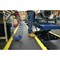 5 Star Anti-Fatigue Safety Deckplate Mat, 900x1000mm, Black/Yellow