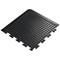 5 Star Anti-Fatigue Bubble Interlock Corner Mat, 500x500mm, Black