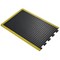 5 Star Anti-Fatigue Bubble End Mat, 600x900mm, Black/Yellow Nitrile