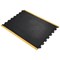 5 Star Anti-Fatigue Bubble Middle Mat, 900x1200mm, Black/Yellow Nitrile