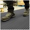 5 Star PVC Anti-Slip Floor Mat, 1 x 1m, Black