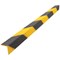 5 Star Anti-Slip Stair Nosing, 3m x 55mm x 55mm, Black/Yellow