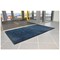 5 Star Washable Indoor Entrance Door Mat, 1.15x1.75m, Black/Blue