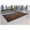 5 Star Washable Indoor Entrance Door Mat, 850mmx1.2m, Black/Brown