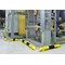 Collision Protection Bar for Indoor Use 86x400mm Ylw/Blk FS781321