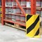 Heavy Duty Pallet Rack Protector Right Prof 400x5 Ylw/Blk FS784698