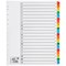 5 Star Maxi Index Dividers, Extra Wide, A-Z, Multicoloured Mylar Tabs, A4, White 5 Star Maxi Index Dividers, Extra Wide, A-Z, Multicoloured Mylar Tabs, A4, White