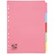 5 Star Subject Dividers, 5-Part, A4, Assorted, Pack of 50