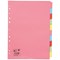 5 Star Subject Dividers, 10-Part, A4, Assorted, Pack of 25
