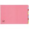 5 Star Subject Dividers, Landscape, 10-Part, A3, Assorted