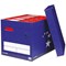 5 Star Superstrong Archive Storage Boxes, Foolscap, Blue, Pack of 10