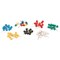 5 Star Map Pins, 5mm Head, Assorted Colours, Pack of 100