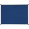 5 Star Noticeboard, Glazed Aluminium, W1200xH900mm, Blue