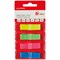 5 Star Small Index Flags, 12x45mm, 4 Bright Colours, Pack of 5