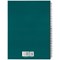 5 Star Hard Cover Wirebound Notebook, A4, Ruled, 140 Pages, Teal, Pack of 5