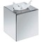 Devon Cube Tissue Box Holder, Chrome, Pack of 6